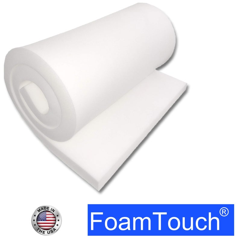 FoamTouch 3"x24"x72" high Density Polyurethane Foam, 3 x24 x72 inches, White - Image 3